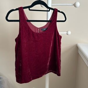 JCrew Velvet Tank Top, size 2P